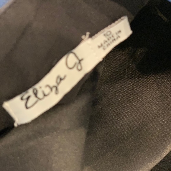 Eliza J. One Shoulder Black Evening Dress - Picture 4 of 7